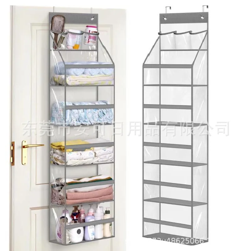Deurschoenorganizer Hangend schoenenrek met 11/12 Pocket Rack Organizer Ruimtebesparend Wandgemonteerde Oxford-houder Garderobe-organizer: Licht Geel