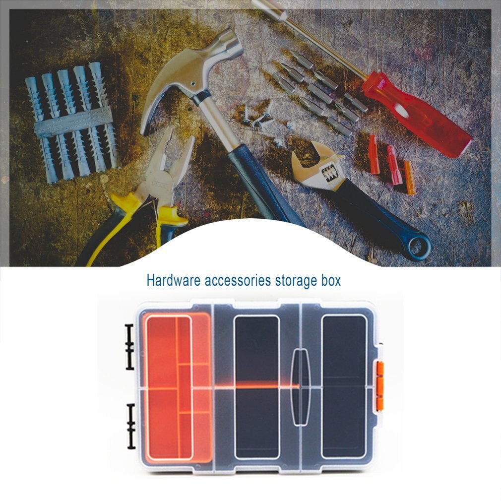 Large Toolbox Household Maintenance Electrician Tool Box Multifunctional ABS Hardware Car Repair Anti-fall Box