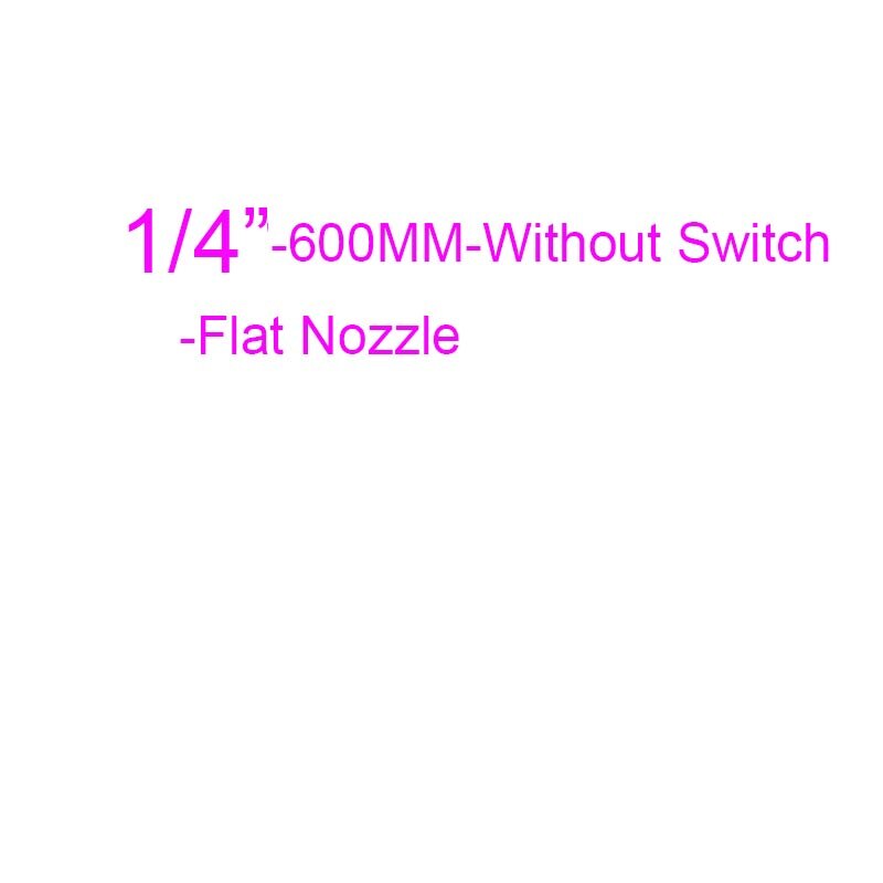 1/4" Flat Nozzle Lathe Cooling Tube Round Nozzle Plastic Flexible Water Oil Coolant Pipes Hoses for CNC Machine: TYPE H