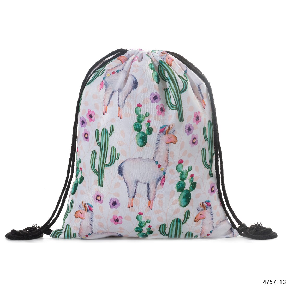 Kleine Schooltas Meisje Kind Afdrukken Trekkoord Rugzak Reizen Tasje Mochila Goedkope Trekkoord Rugzak: 4757-13