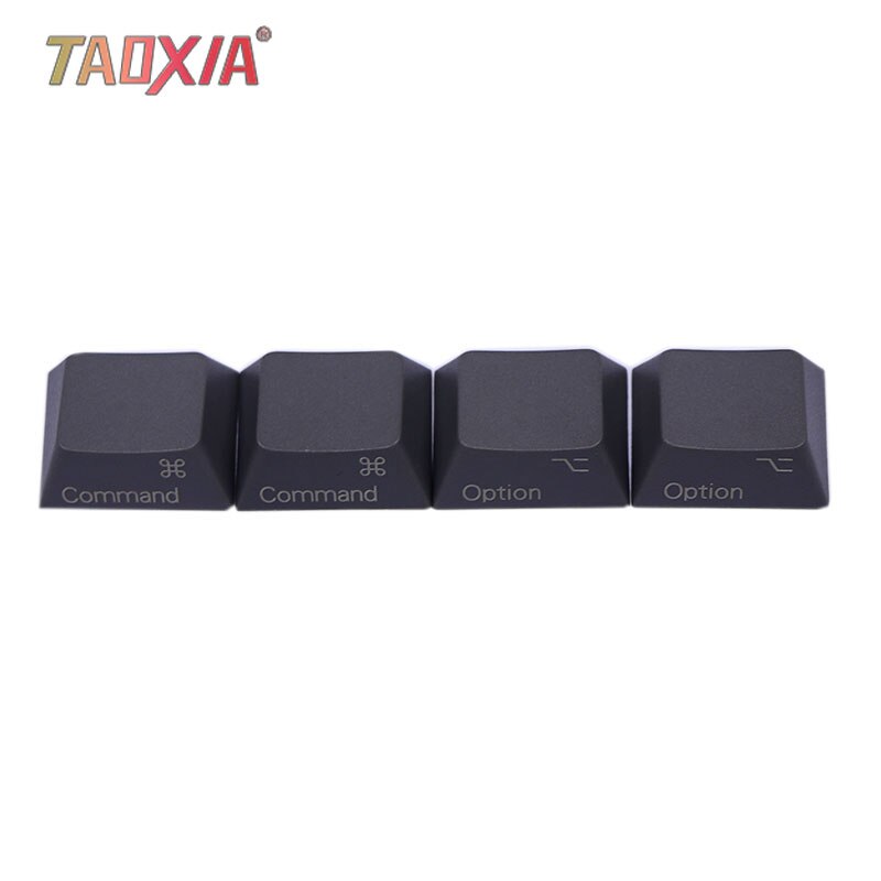 Novo para mac adicionado comando chave tampa opção teclado fábrica altura atalho pbt chaves para a frente-gravura lado-gravura tampa de teclado: Dark grey CK