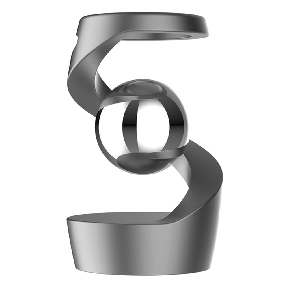 Gravity Defying Kinetic Desk Toy Desktop Floating Gyroscope Fidget Spinners Levitating Desk Toy for Office Desk Decor: Yellow