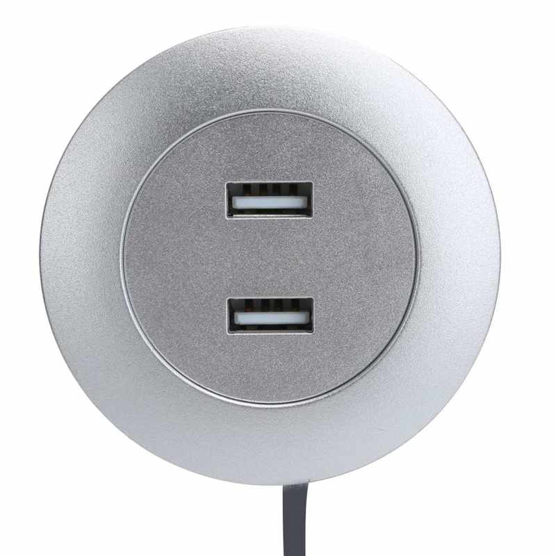 Dual USB2.0 Charging Socket Charger Phone Charging Socket for Electric Recliner Sofa Household Furniutre Parts