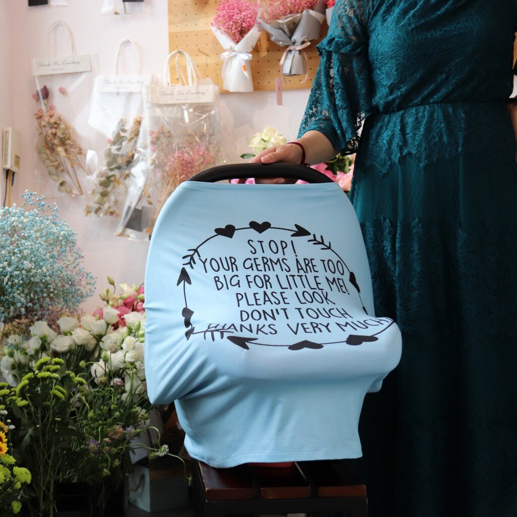 Housse de siège auto extensible multifonction pour bébé, housse d'allaitement, housse de chariot de courses