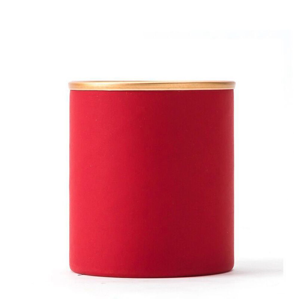 Japanese Style Kitchen Tea Box Jar Storage Holder Round Shape Sealed Disposable Tea Packaging Boxes Candy Color Box: Small / Red