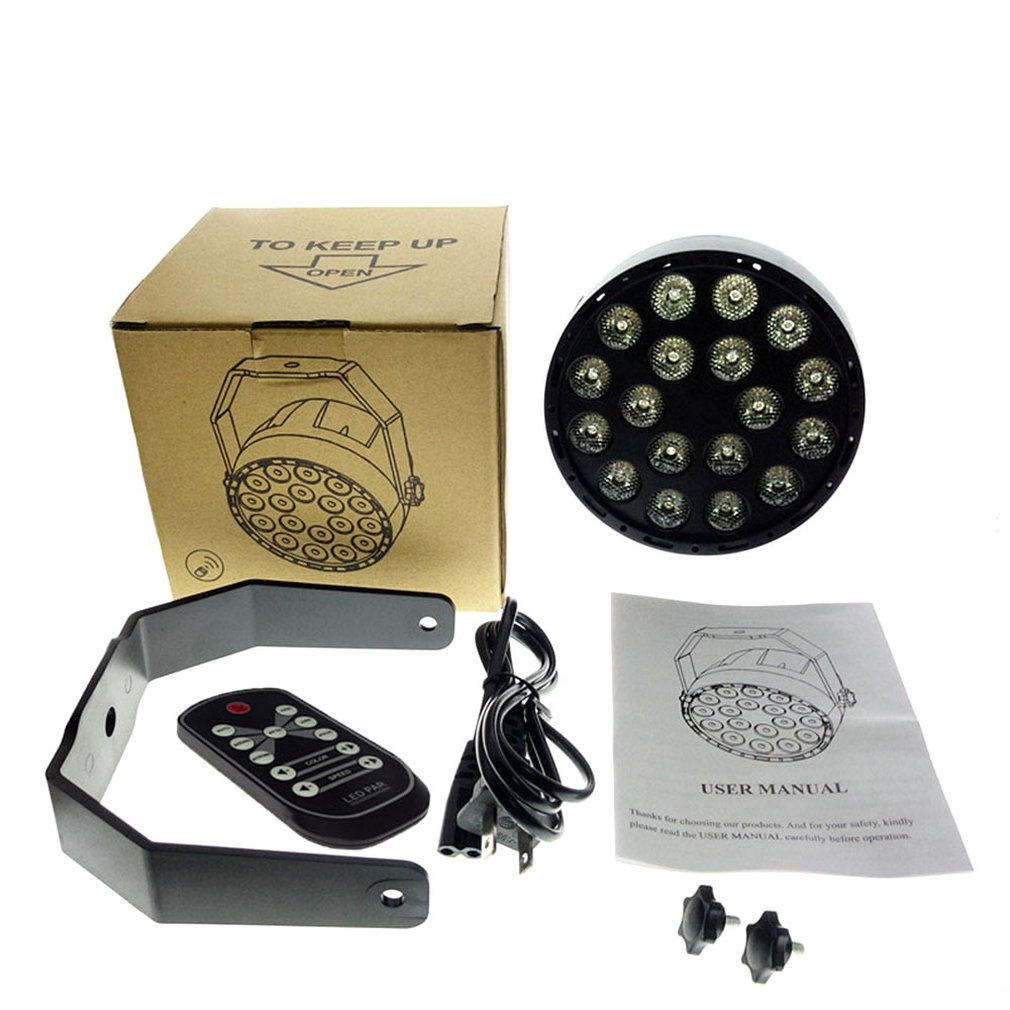 24w led par 18 led uv paars led podiumverlichting par licht met voor disco dj projector machine feestdecoratie podiumverlichting