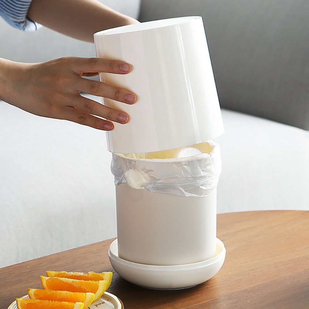 Praktisk skrivbord liten avfallskorg sopkorg hembord plast kontorsmaterial papperskorg soptunna diverse fatlåda