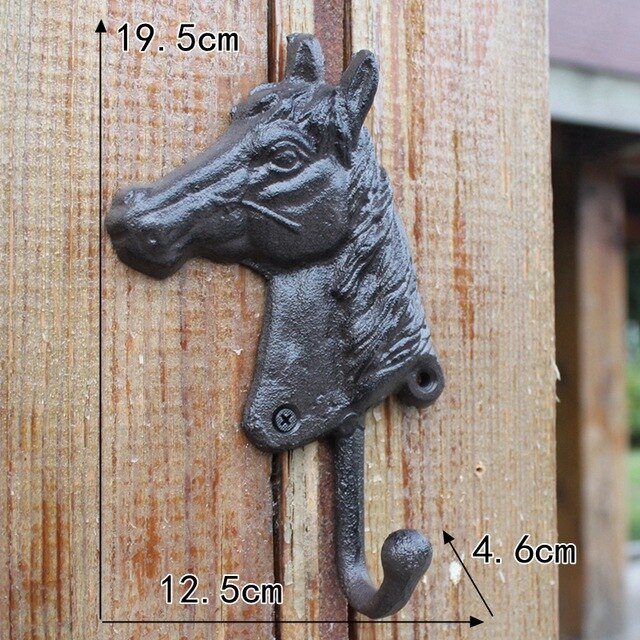 Decoração de parede decorativa retrô europeu coroa série ferro fundido gancho de roupas decorativo casaco de parede: Dourado