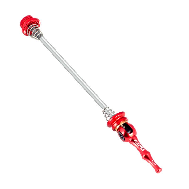 1 pair Toopre Bicycle Quick Release Ultralight Titanium AlloyRoad Titanium Alloy Quick Release Rod Quick Release Universal