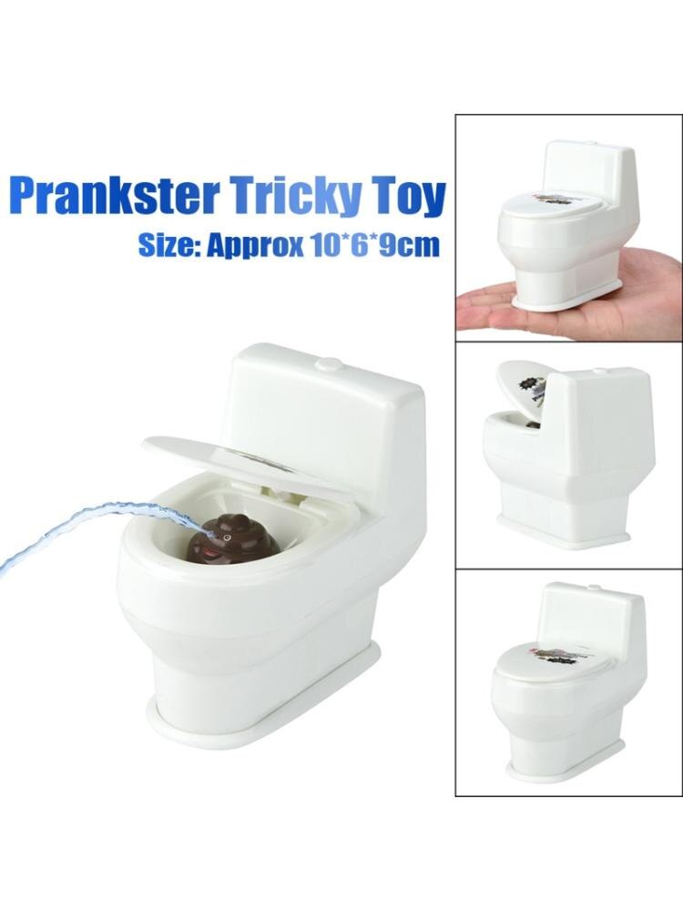 Mini Anti Stress Speelgoed Funny Prank Squirt Spray Water Wc Closestool Grappenprop L4MC