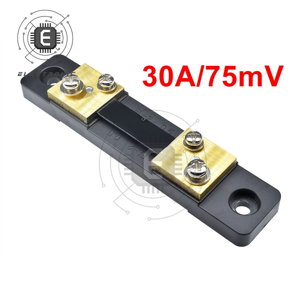 10A/20A/30A/50A/100A 75mV Current Shunt Resistor for Digital Voltmeter Ammeter Wattmeter Meter External Shunt FL-2: 30A  75mV