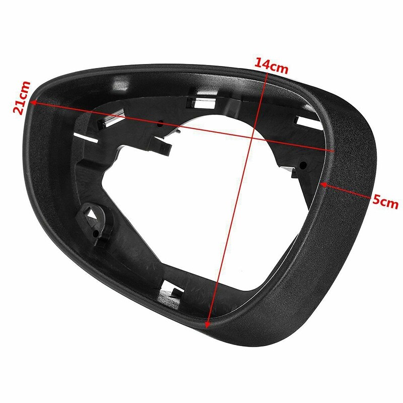 Car Left Side Door Wind Rearview Mirror Cover Frame for Ford Fiesta MK7