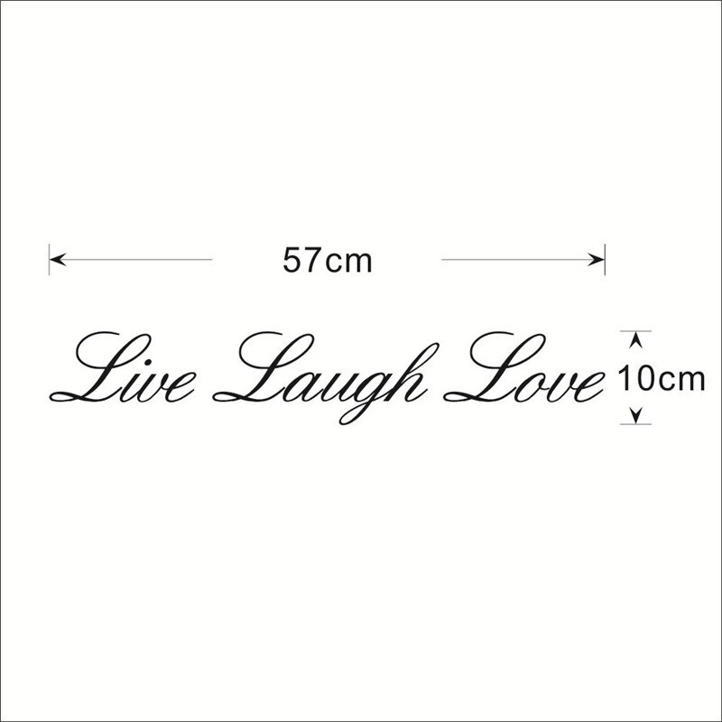 LIVE LAUGH LOVE Wall Stickers living room Wall Decals Family Decoration