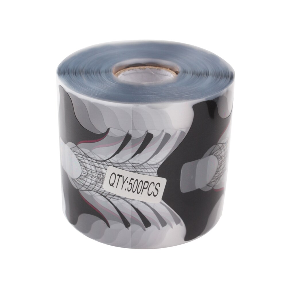 Nail Art Tools Nail Forms Silver Extension Acrylic Builder Form Guide For Nail Extension Stencil Manicure Tools: C 500pcs