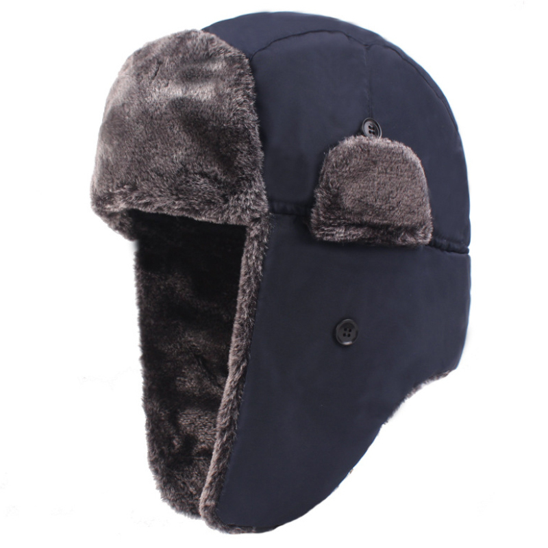 Russen Mütze Uschanka - Wasserdichte Wintermütze Mit Ohrenklappen Für Herren
