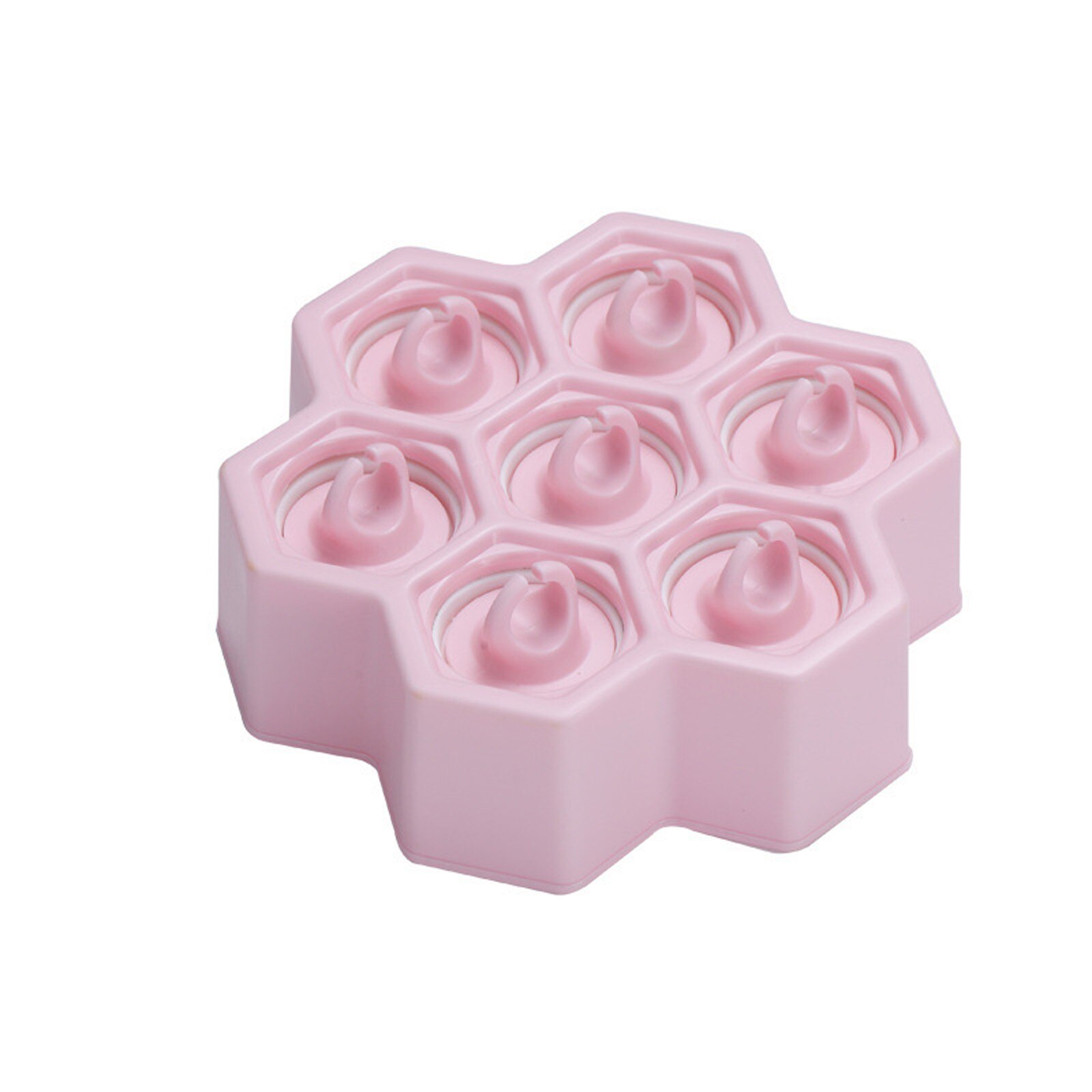 Handmade DIY Silicone Ice Cream Mold Making Ice Box Popsicle Mold Home Ice Cream Homemade F rozen Ice Cubes For Children Cute: J