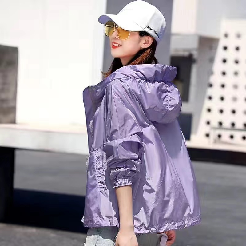 Casaco protetor solar fino para mulheres, tamanho grande, roupas de proteção solar, jaqueta Joker, blusa feminina, moda verão, nova, 2024