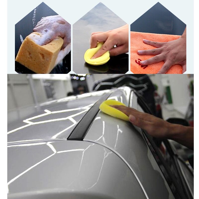 Cire de Carnauba solide 3 en 1, 120ml, pour l&#39;entretien de la voiture, pour la protection et le glaçage longue durée, douce, TSLM1