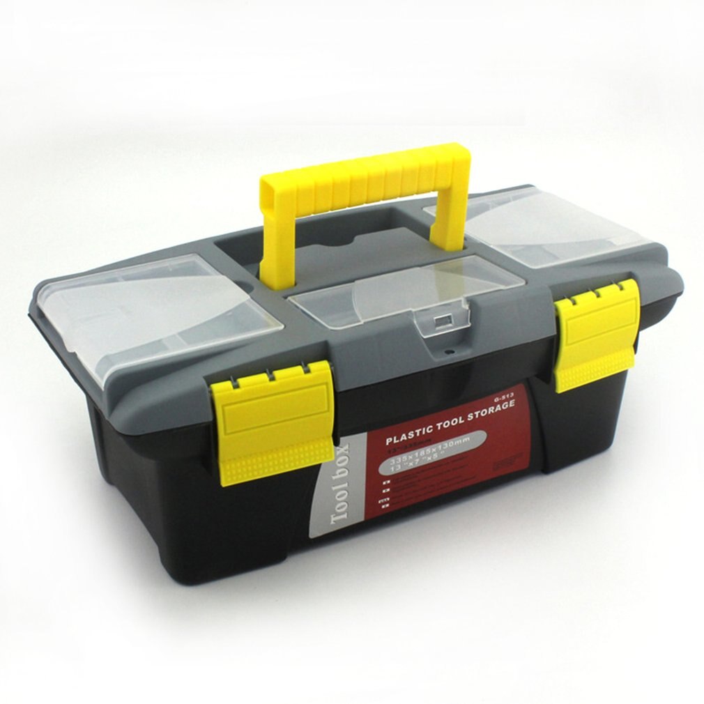Portable Plastic Hardware Toolbox Household Small Size Multifunction Maintenance Toolbox Car Storage Box Anti-fall Box