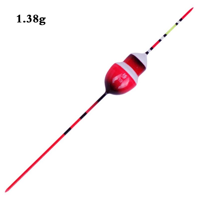 1pc fiskeflöten set boj fiske lätt stick flöten fluktuera mix storlekar färg flytboj för fiskeredskap tillbehör  hx02: J