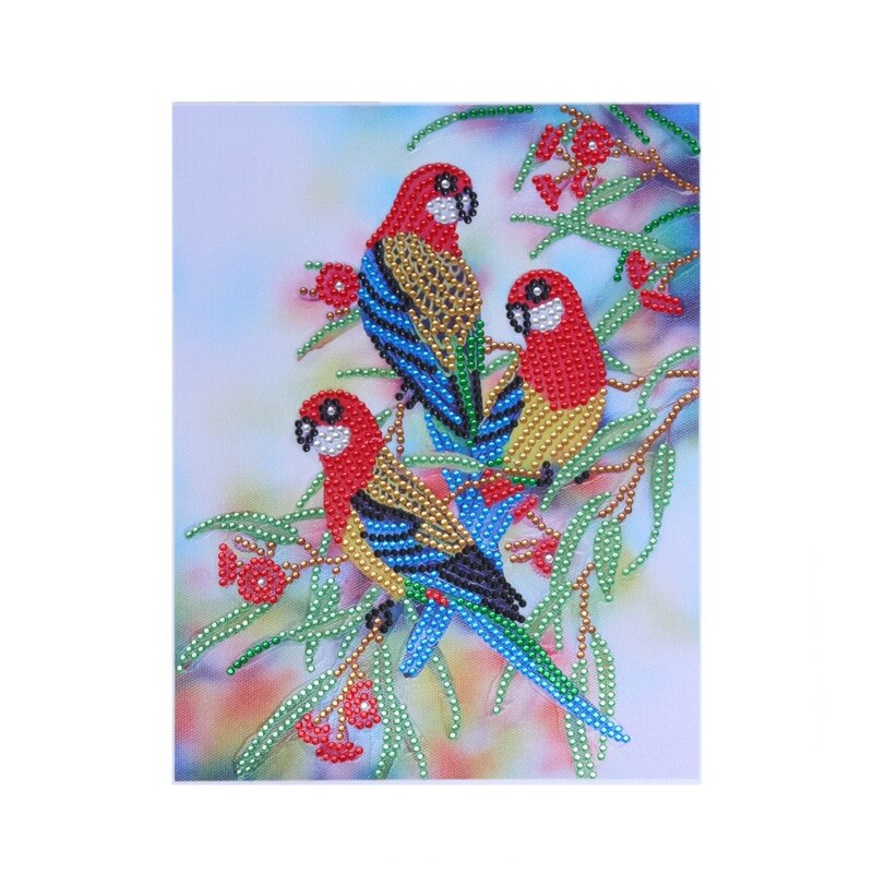 Special Shaped Diamond Painting Animal Partial Rhinestone Bird 5D Diamond Painting DIY Cross Stitch Kits Crystal Arts Home Decor