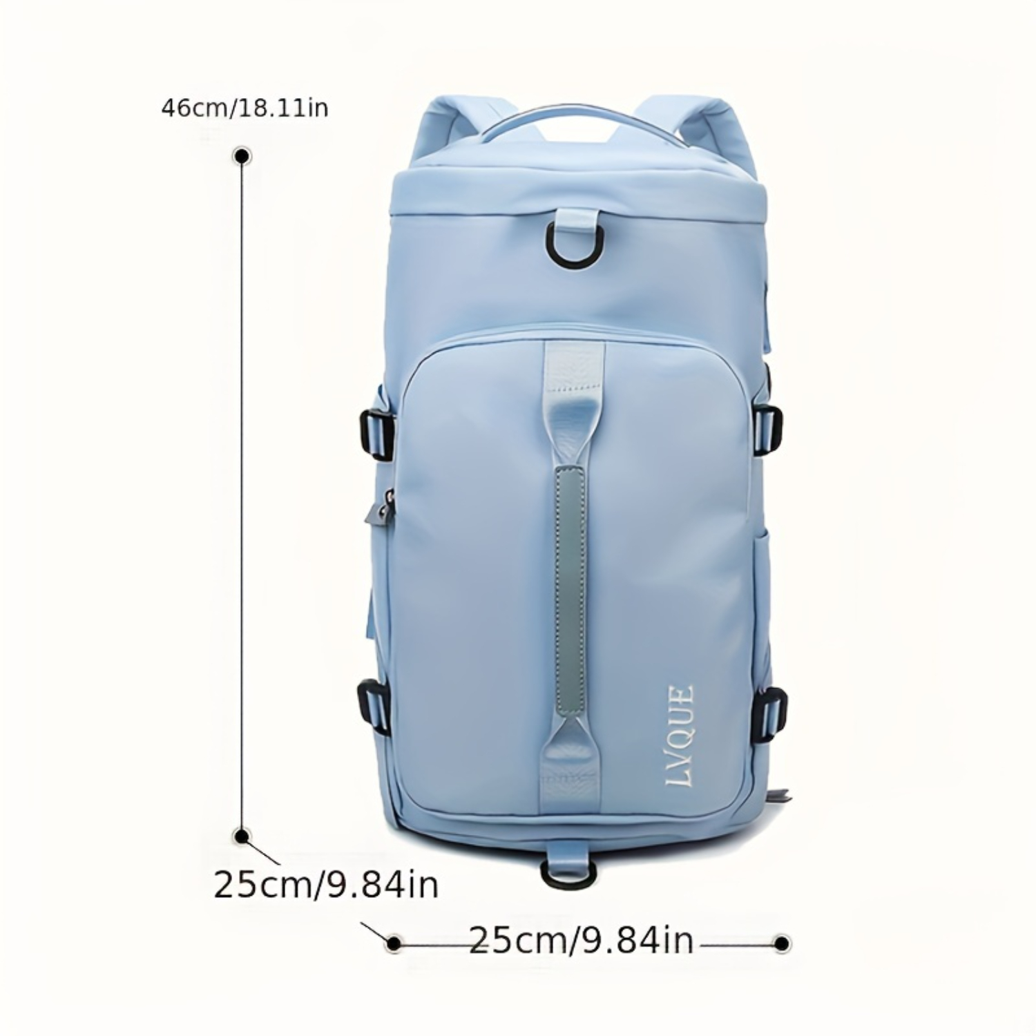 Waterproof Sports Travel Bag – High-Capacity, Multifunctional with Wet/Dry Separation, Utility Pocket for Fitness & High Schoo: RED COLOR