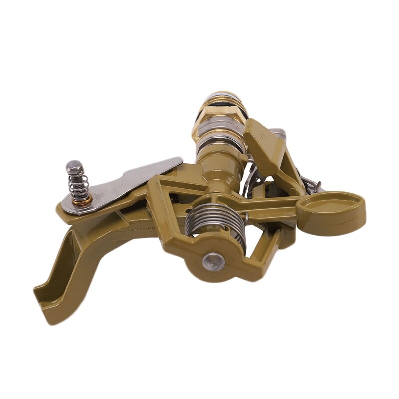4X 360 Degree Rotary Irrigation Sprayer Sprinkler For Lawn Garden Yard Golf Grass Metal Impulse Spike Hose Water Sprayer