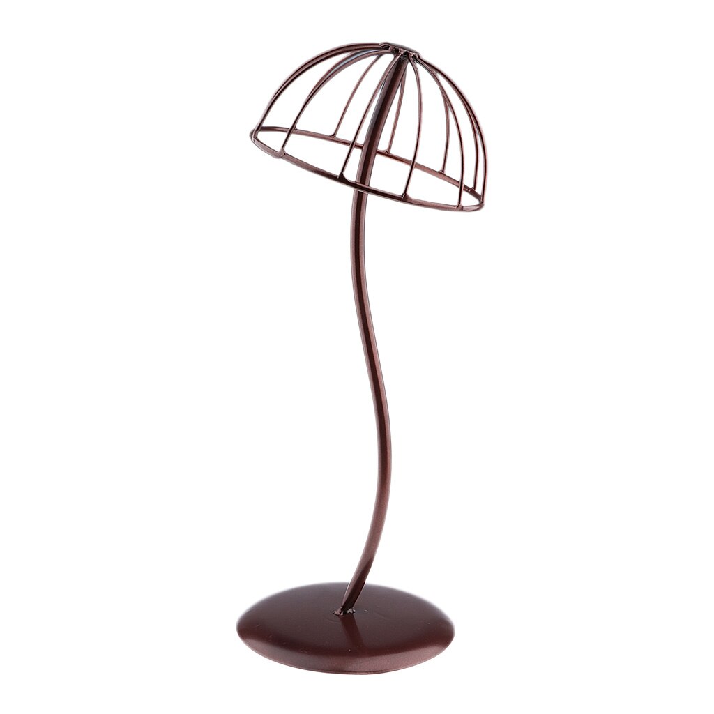 Support de chapeau en métal robuste et autoportant, présentoir de rangement de bonnet, de boule de fil, de perruque, pour la maison, Salon, boutique