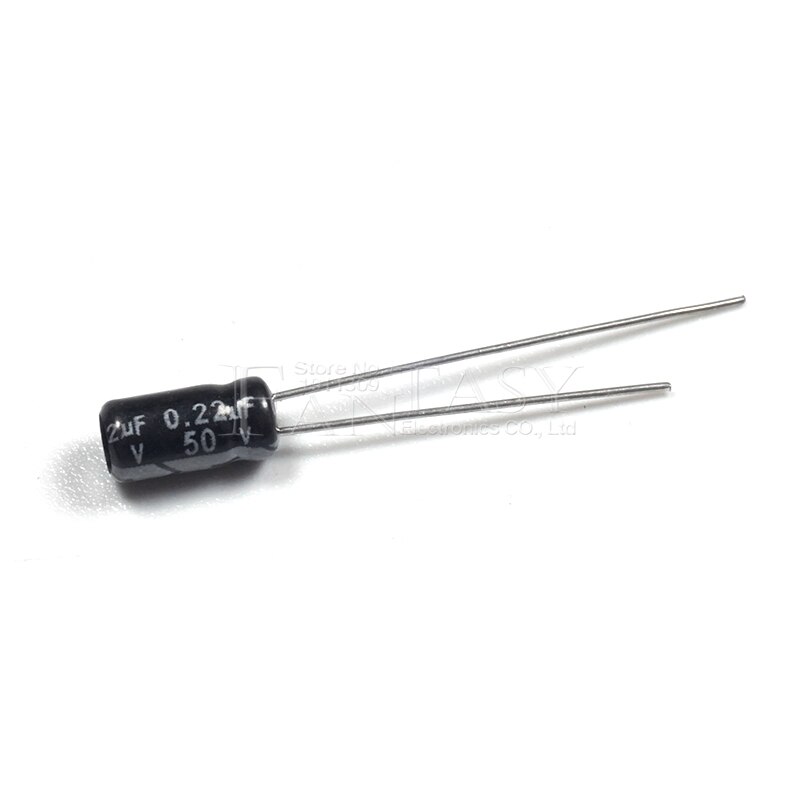 50 stk higt 50 v 0.22uf 5*11mm 0.22uf 50v 5*11 elektrolytkondensator