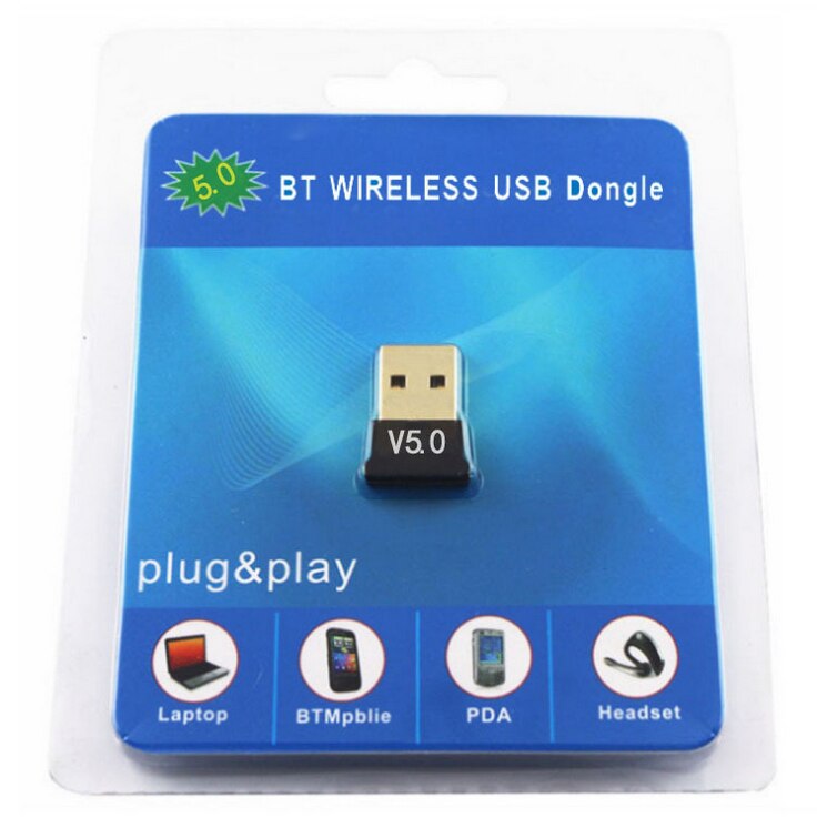 Draadloze 5.0 Bluetooth Usb Adapter Bluetooth Dongle Bluetooth Zender Usb Adapter Voor Computer Pc Laptop Draadloze Muis: Mode A