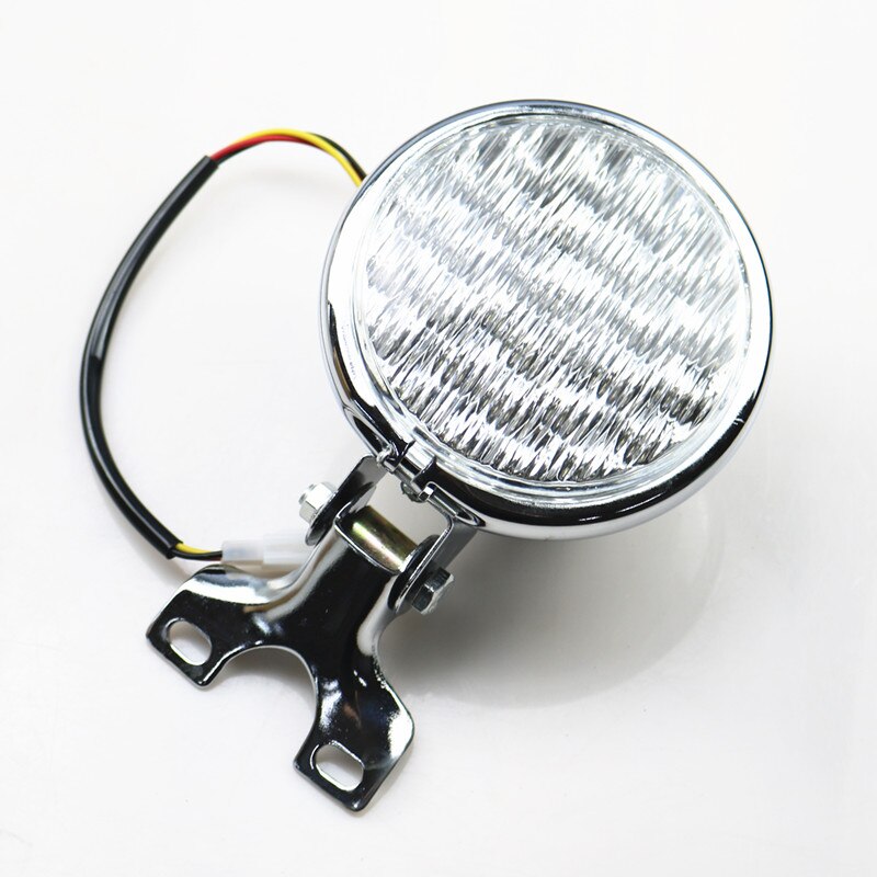 Motorcycle Chrome 5 &quot;Led Steel Koplamp Voor Harley Cruiser Chopper Touring Cafe Racer Bobber Dyna Sportster Springer Custom