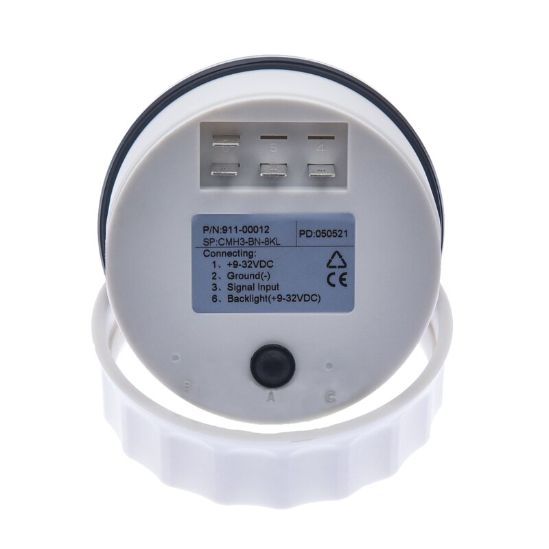 8K Boat Tachometer Marine Tacho Meter Gauge LCD Hour Meter 8000 RPM 85mm Car Tachometer Diesel Engine RPM Gauge 12V/24V