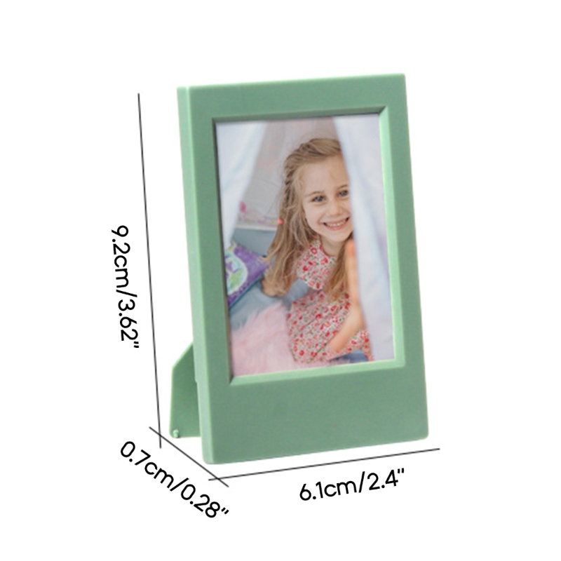 3 Zoll Mini-Foto rahmen für Polaroid Bilderrahmen Tischplatte Foto karte Anzeige Schreibtisch-Ständer Heimat Sekretariat Dekorationen