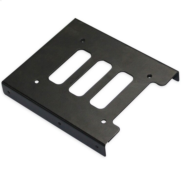 Adaptador de soporte de bandeja muelle, 2 paquetes de disco duro HDD negro de 2,5 "SSD a 3,5"