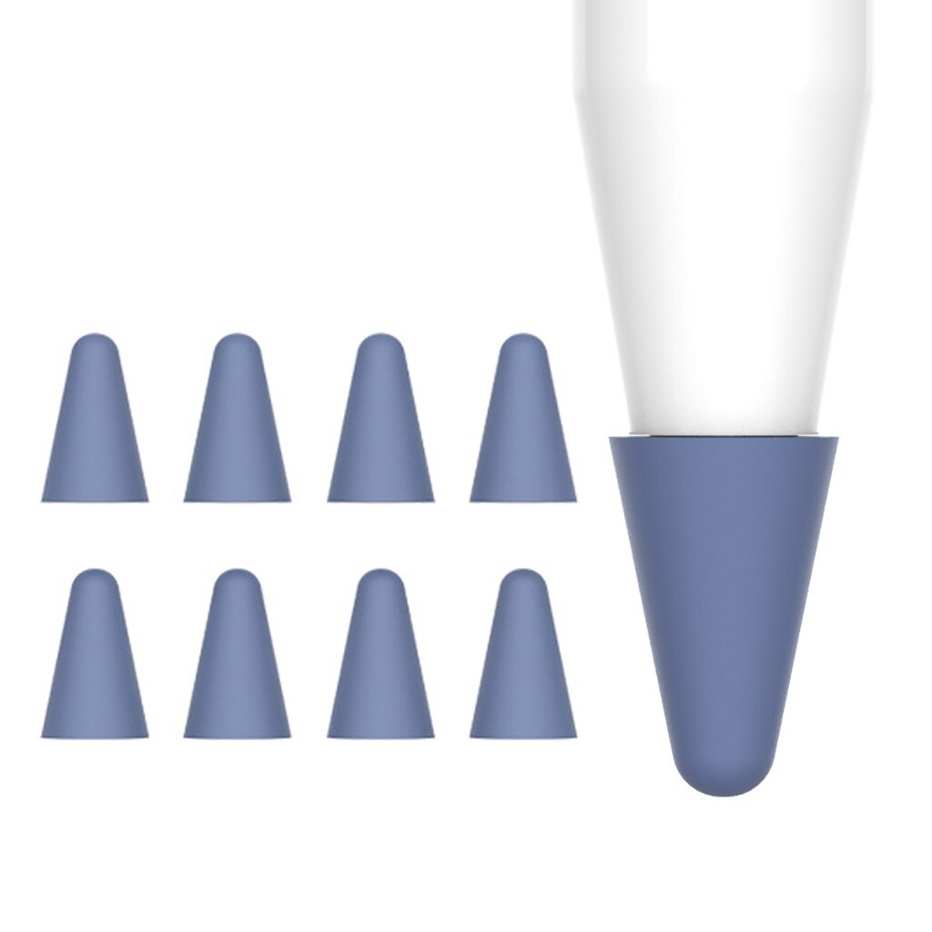 8 pièces remplacement stylet pointe stylo Nibs couverture Compatible pour iPad Pro pour Apple crayon 1/2 accessoires: F