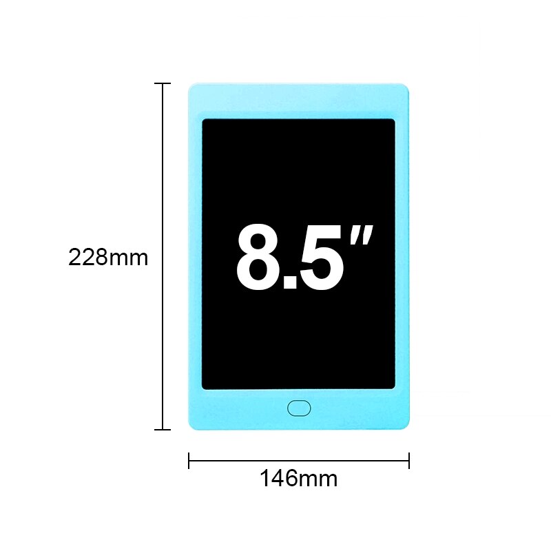 Colorful Business 10 Inch LCD Writing Tablet Digital Doodle Board Electronic Drawing eWriter Pad at Home School Office: 8.5inch-Blue