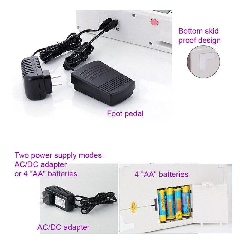 Sewing Machine Home Mini Sewing Machine Portable Household Knitting Multifunction Electric Presser Foot,US Plug