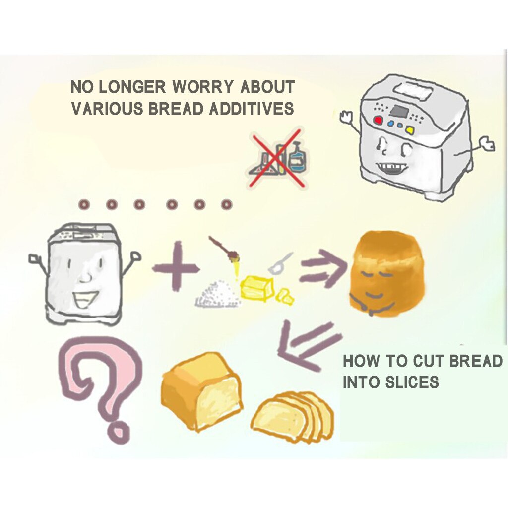 Brødskiver toast skiver skærevejledning, der kan foldes sammen og justerbar brødmaskine til brødbagel #30