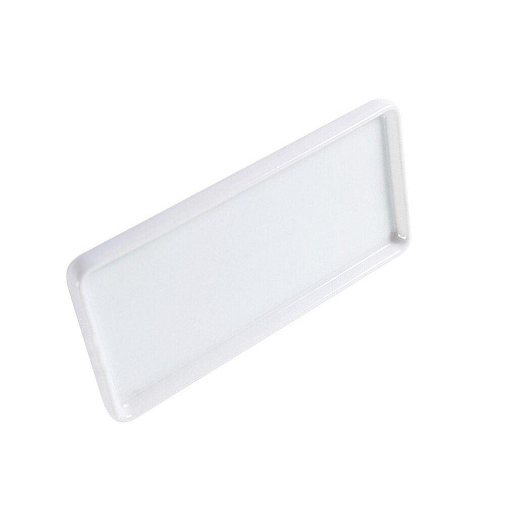 1/2pc Rectangle Porcelain Tray Bathroom Ceramic Base Storage Trays Sanitary Storage Pallet Delicate Bathroom Supplies Toothbrush