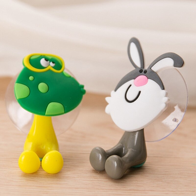 1PC kreskówka uchwyt na szczoteczki robić zębów naścienny śliczny uchwyt na szczoteczkę robić zębów akcesoria łazienkowe Organizer na szczoteczki robić zębów