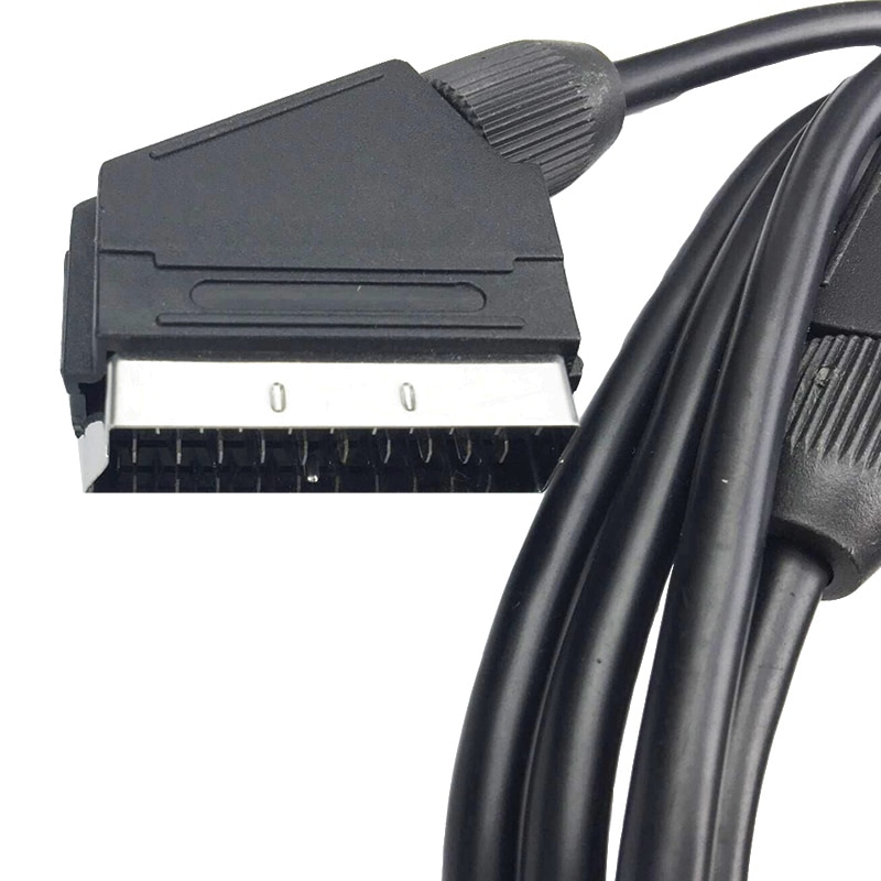 0.7M scart to Scart cable male to male 70CM Nickel-plated for TV DVD STB with Scart port