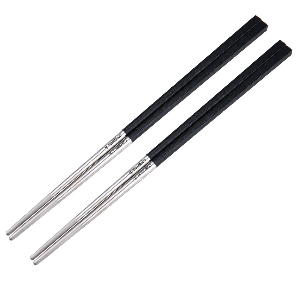 Palillos chinos de titanio con fibra de carbono para exteriores vajilla exquisita antideslizante Palillo Chino palillos chinos reutilizables