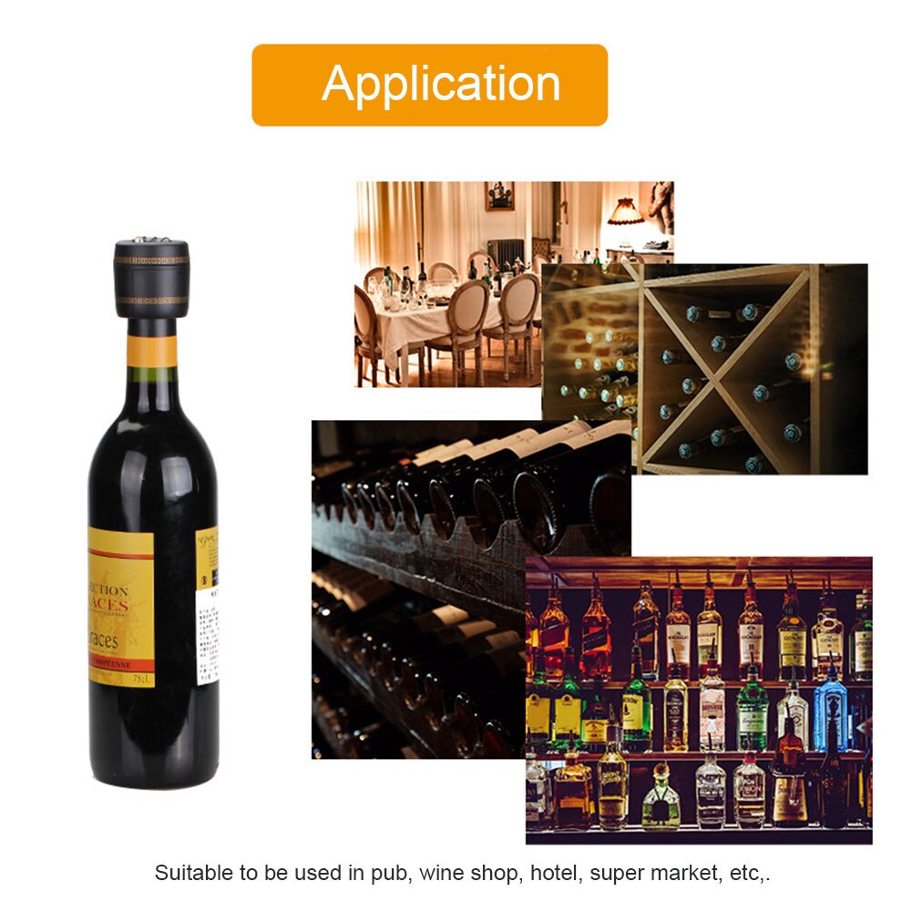 Home Bar Hardware Multifunction Digit Combination Anti Theft Bottle Drink Preservation Wine Stopper Password Lock Restaurant