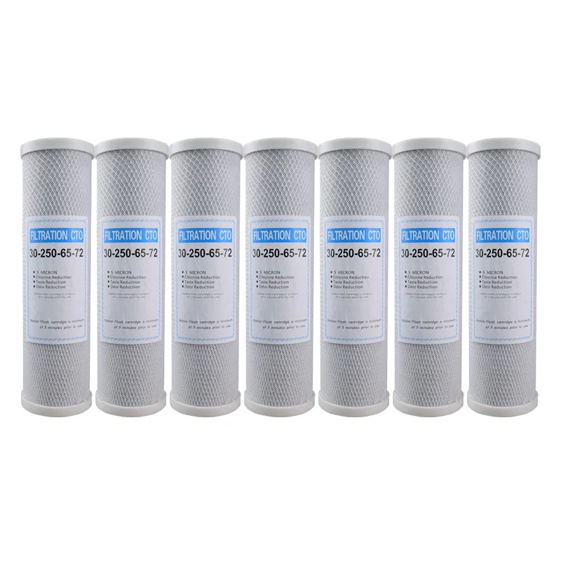 Universal 10-Inch Water Purifier Filter Cartridge Set Annual Pack PP Cotton Particle Activated Carbon Purification Equipment Acc