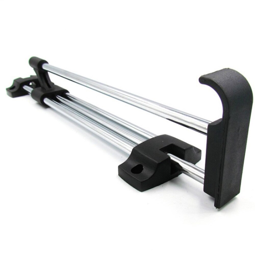 Stainless Steel Retractable Wardrobe Rail Clothes Hanger Towel Coat Racks Closet Rod (Luxury B Type,Silver,250mm)