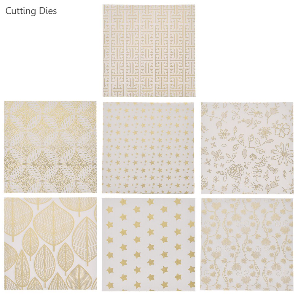 24Sheets/lot Random Pattern Stamping Flower Decorative Origami Paper For Card Making DIY Scrapbooking Paper Craft Journaling