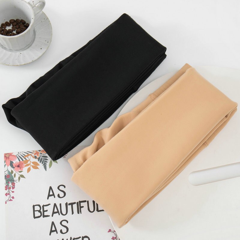 Pantalon en résille pour femmes, jambes nues, épais, intégré, Leggings et bas, automne et hiver