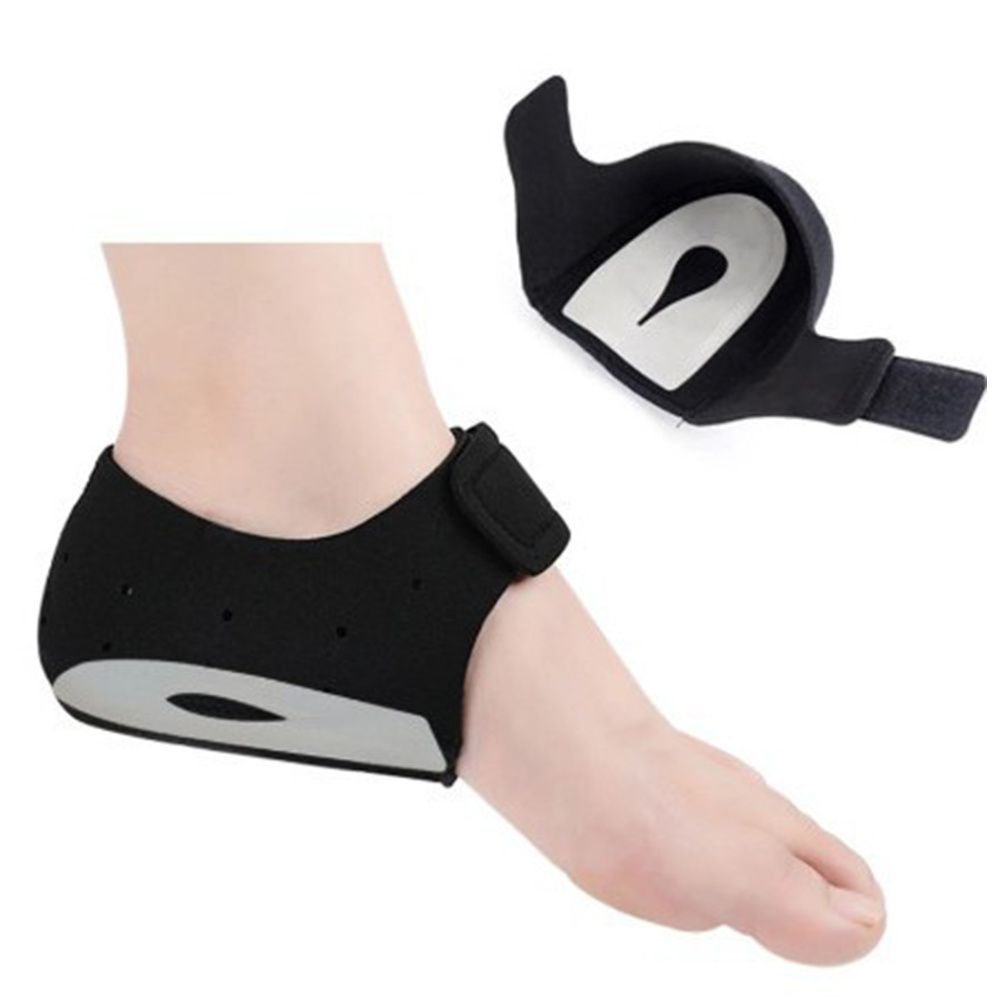 1 Pair Rubber Arch Wrap Support Adjustable Gel Protective Socks Heel Protectors Back Heel Protective Sleeve Heel Pad
