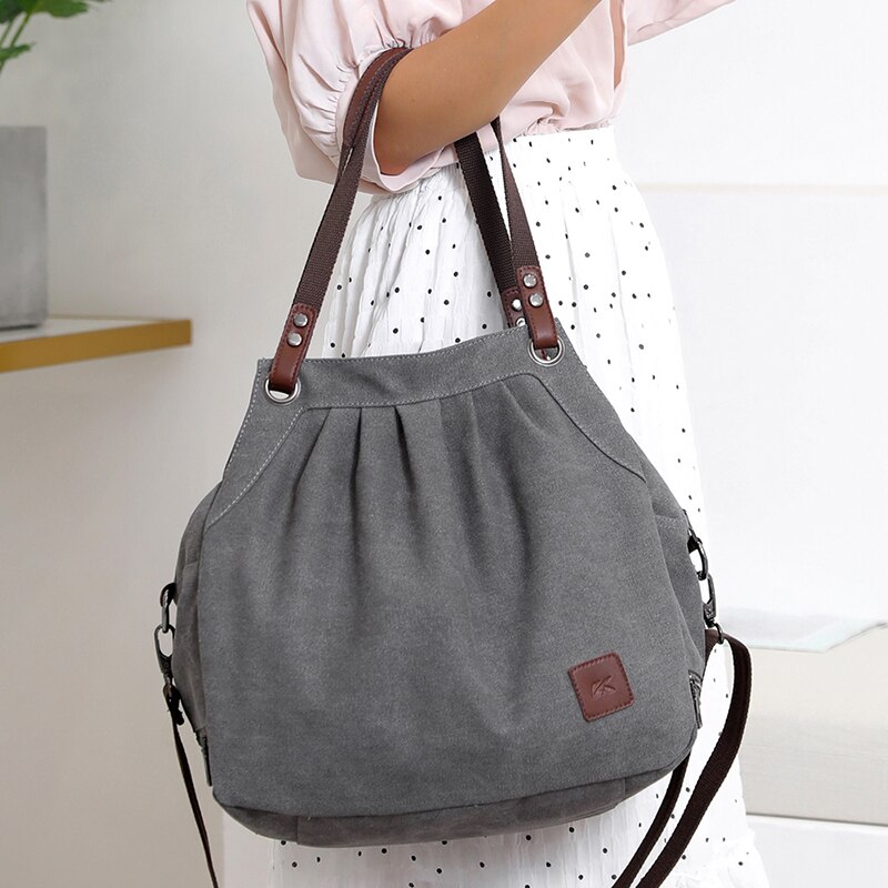 Piler Women Bag Canvas Tote Purses and Handbags Shoulder Bag Bowling Ladies Hand Bag Women Handbags Bucket Canvas Bag