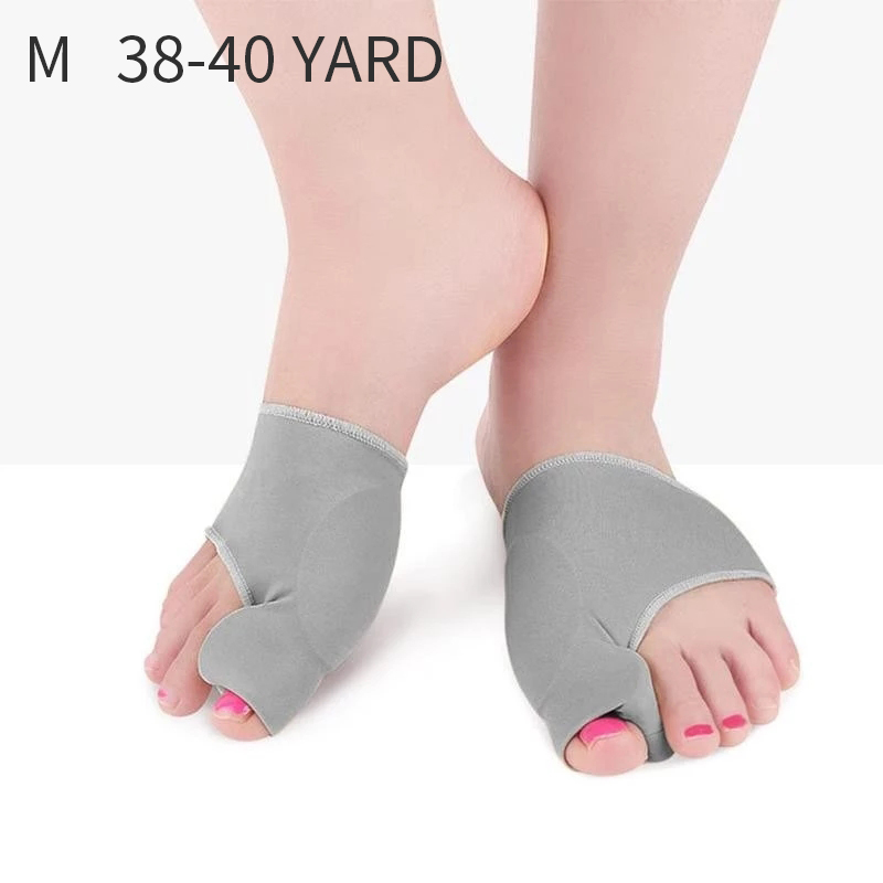Toe Separator Hallux Valgus Schiene Pediküre Werkzeug Bunion Corrector Fußpflege Knochen Daumen Haarglätter Pediküre Orthese 1 Paar/2pcs: 1Pair G156 M